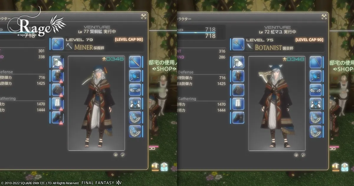 リテイナーを白貨装備にしました。