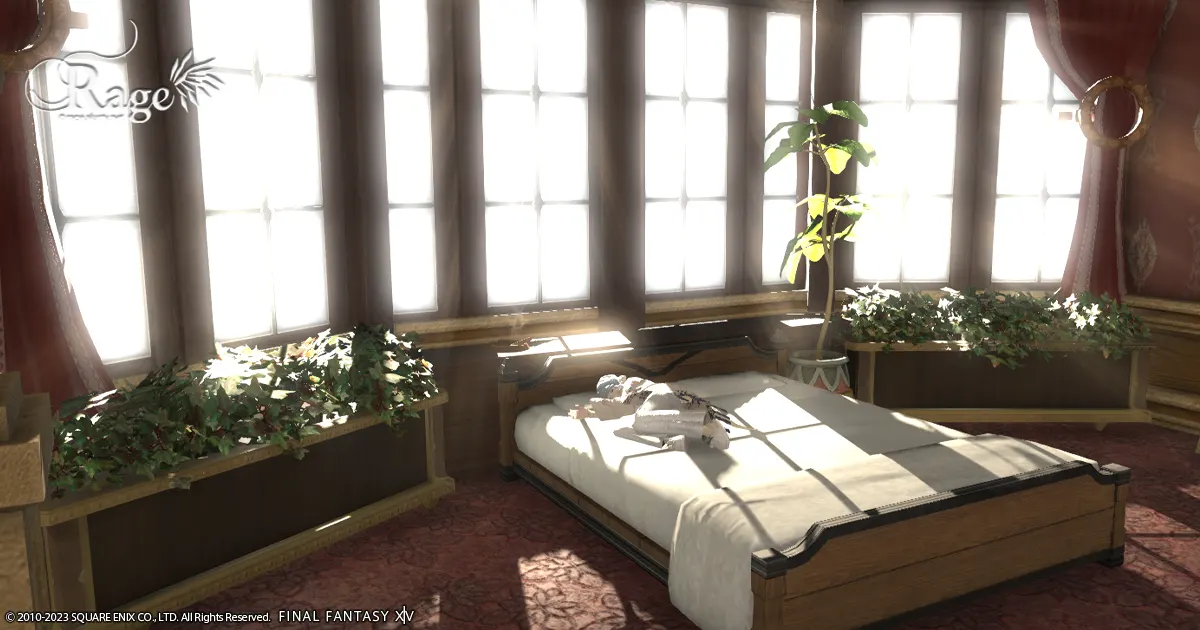 シンプルめの寝室を作ってみました。